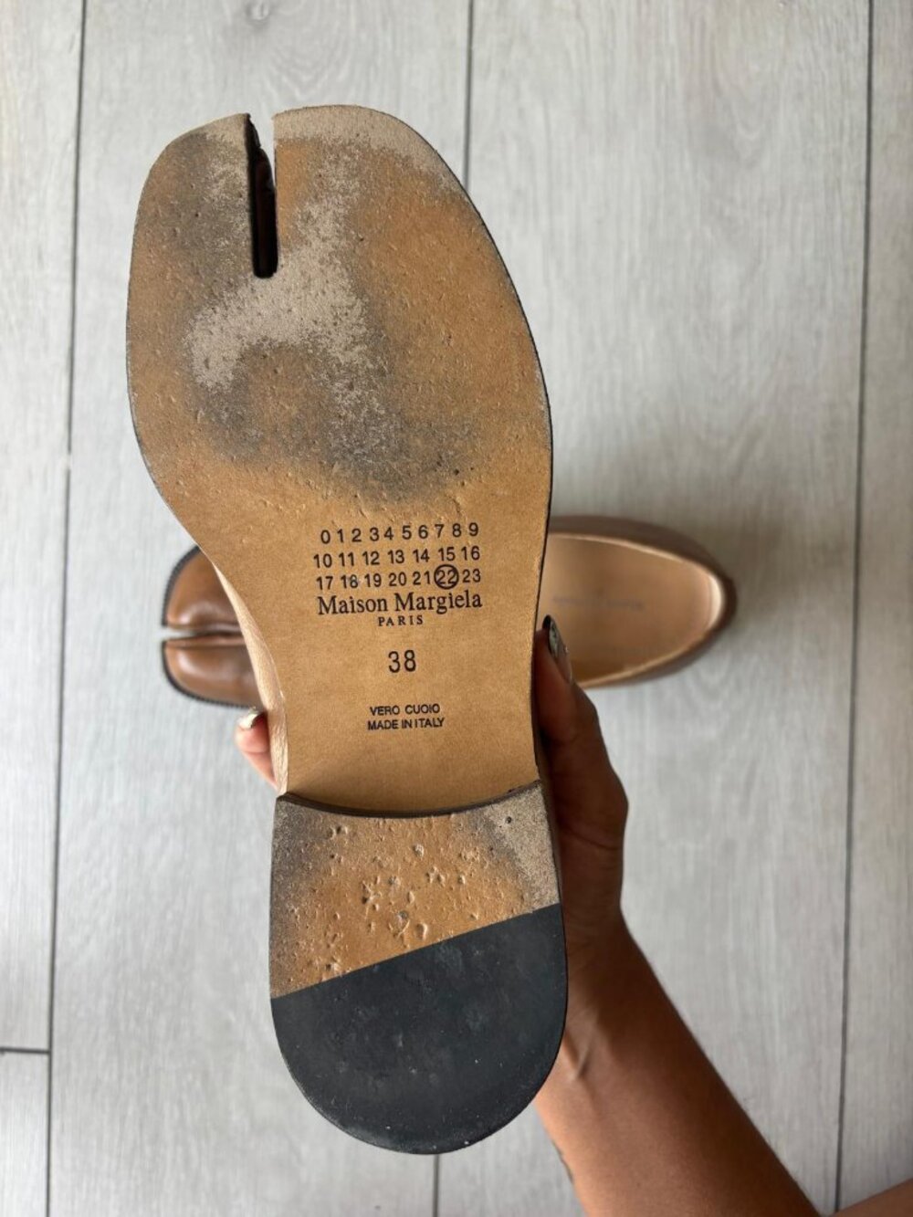 Rare Maison Margiela Tabi Mary Jane Flats - Picture 2 of 10